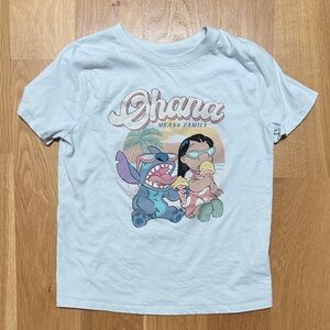 Abercrombie Kids Light Blue 'Ohana Means Family' Tee